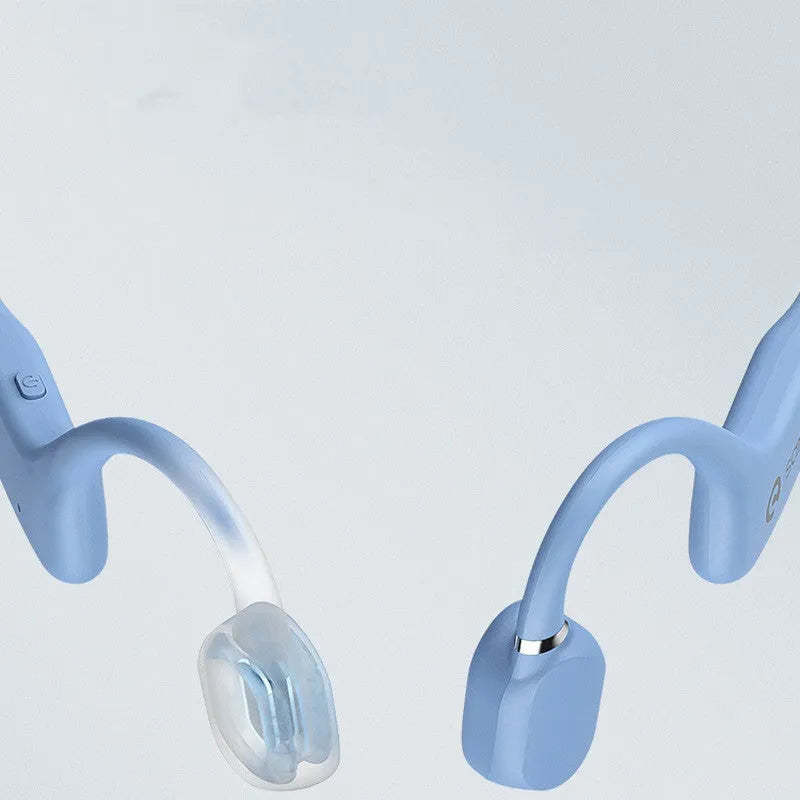 Wireless bone conduction Bluetooth headset with hanging neck design in six colour options