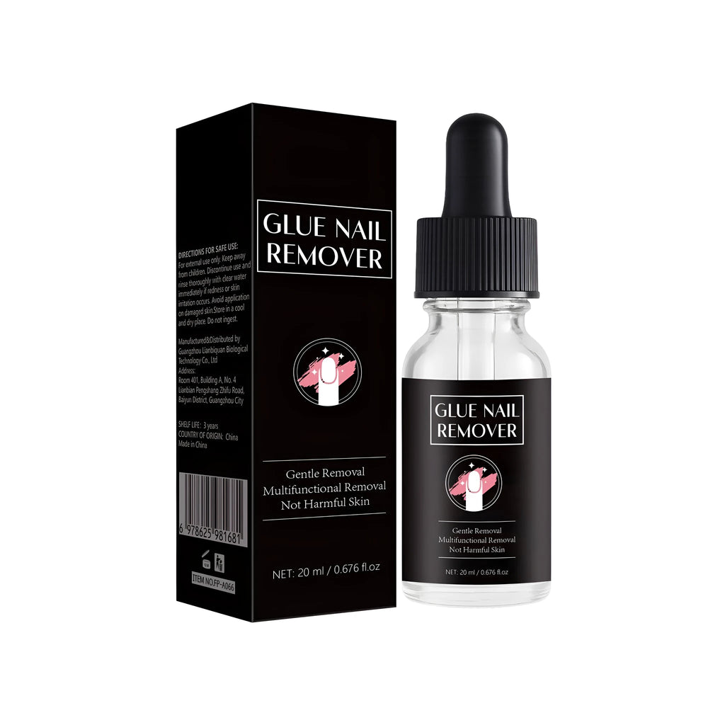 20ml nail glue remover bottle for acrylic nail and adhesive removal with FP-A066 specification