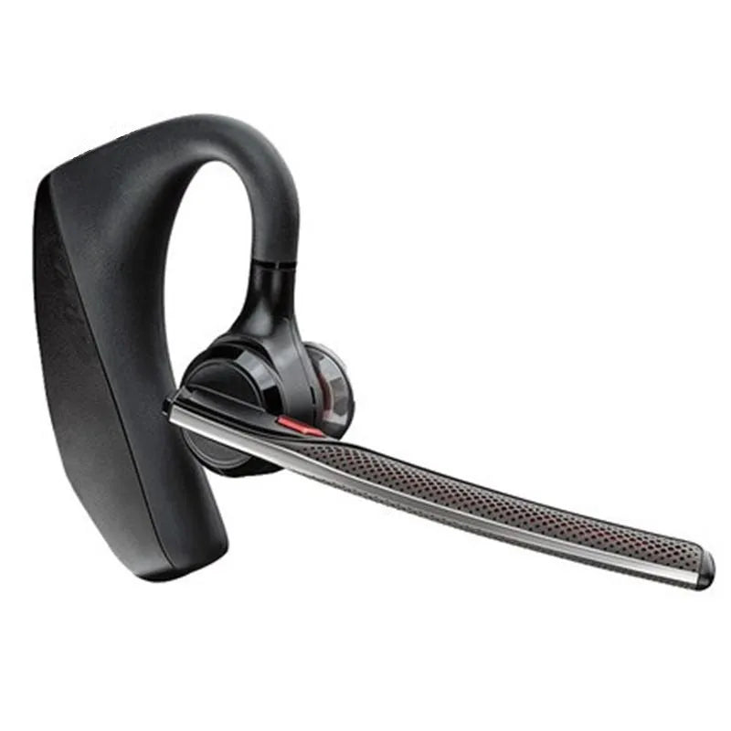 Black stereo Bluetooth sports headphones with battery display and USB charging port