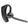 Black stereo Bluetooth sports headphones with battery display and USB charging port