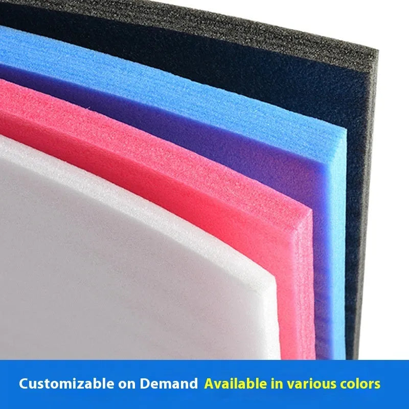 White EPE pearl cotton high-density foam board measuring 2 metres by 1 metre