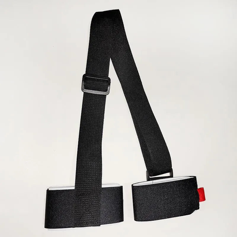 Fixed sewing skiing bandage with hook and loop closure in multiple colour options