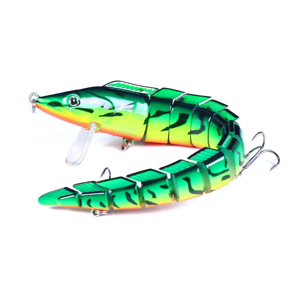 23cm multi-section fish loach soft fishing lure with #2 hook in various colour options
