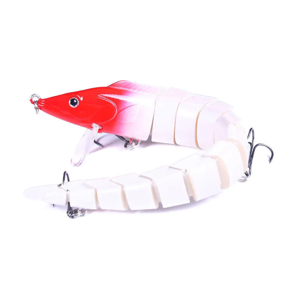 23cm multi-section fish loach soft fishing lure with #2 hook in various colour options