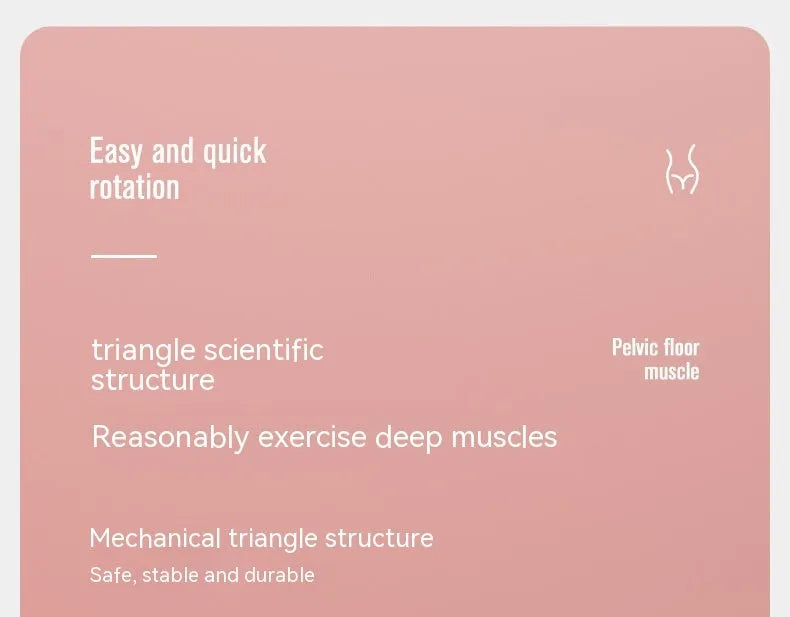 Pelvic floor muscle trainer device with counting function in gray colour