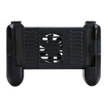 Black Cooling Bluetooth Controller-P2 for iPhone gaming with cooling fan