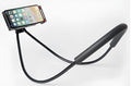 Universal mobile phone neck holder in various colours with 360-degree rotating clamp