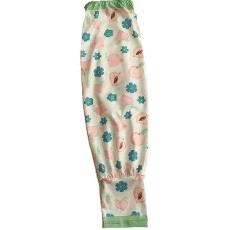 Printed ice sleeve gloves for sun protection in floral and solid colours on a model's arm