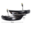 Ford Focus and Mondeo rearview mirror LED waterfall light accessory in yellow and blue two-tone.