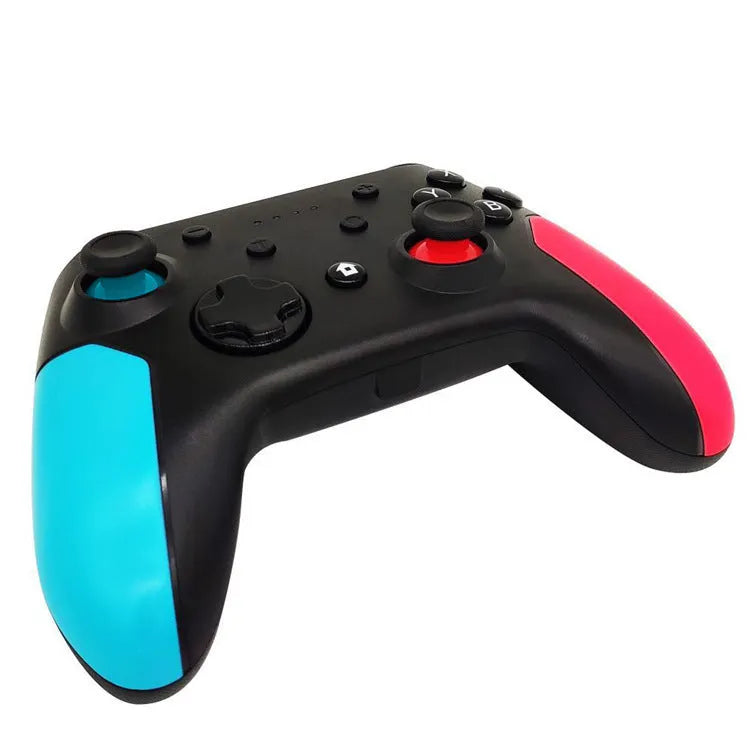 Bluetooth gamepad for Switch, PC and Android with two-tone blue and red colour options