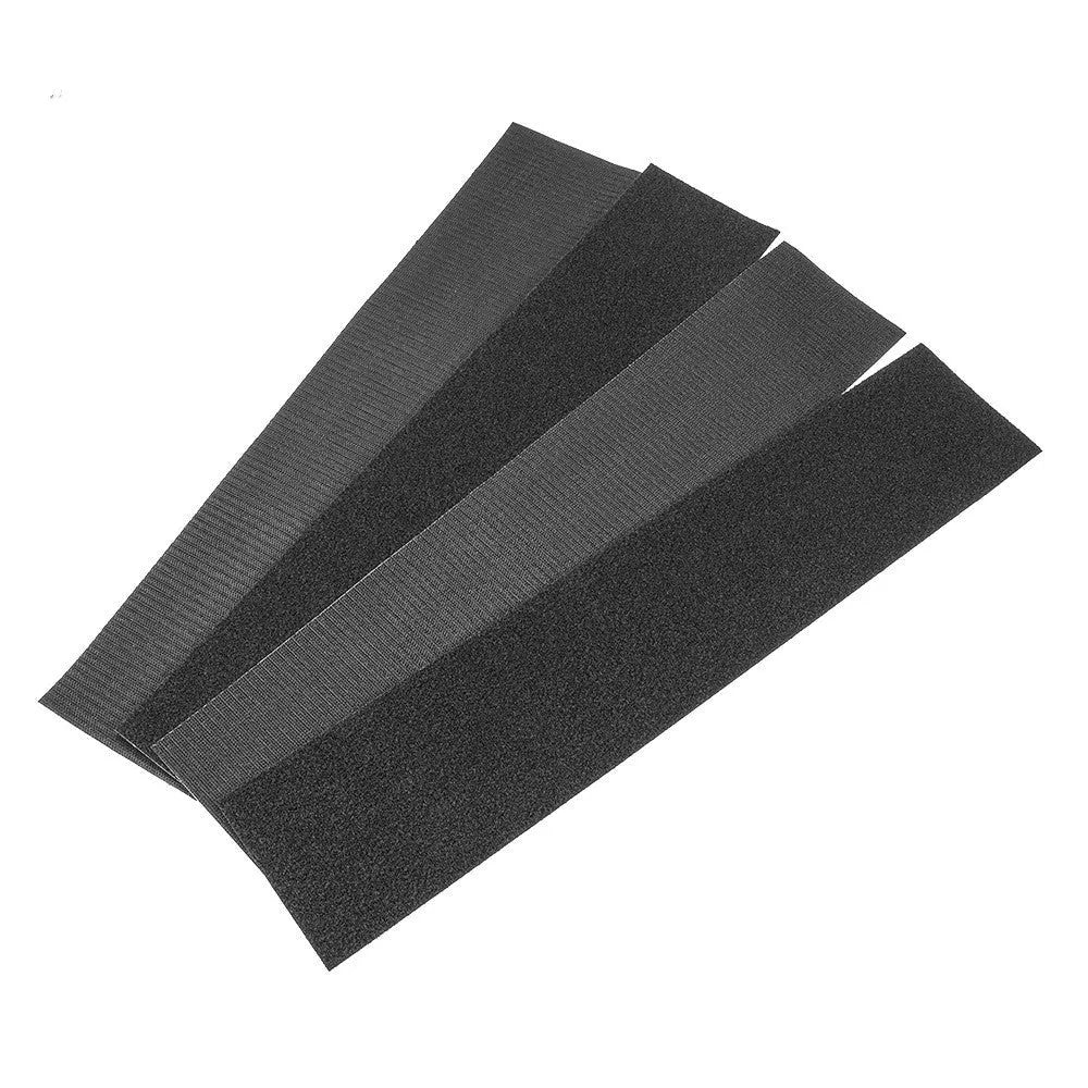 Self-adhesive velcro strips for car and motorcycle licence plate mounting, 100x500mm right-angle format
