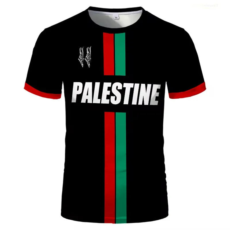 3D printed football t-shirt in black spandex fabric with stereoscopic pattern design