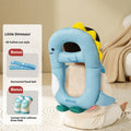 Baby anti-collision pillow with cartoon animal design and EPS bead filling for toddler fall protection