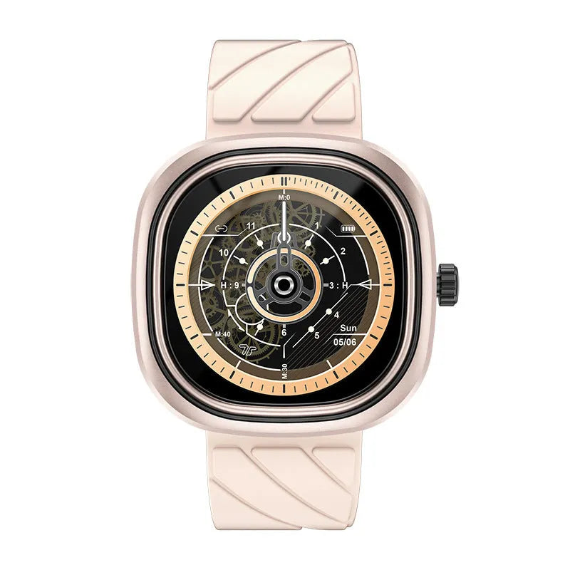 Smart bracelet sports watch with 1.32-inch touch screen display on silicone wristband