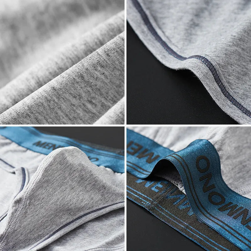 Men's low waist cotton briefs in multiple two-tone colour combinations