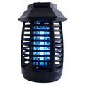 Black aromatherapy mosquito lamp with UV or LED tube options for insect control in bedrooms and offices.