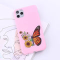 Soft TPU mobile phone back cover case for iPhone models, shown in one of fourteen available colour options.
