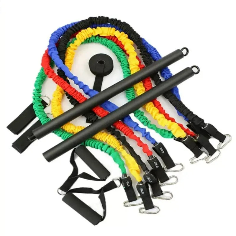 Yoga Pilates pulling rope push-and-pull rod fitness stick exercise equipment