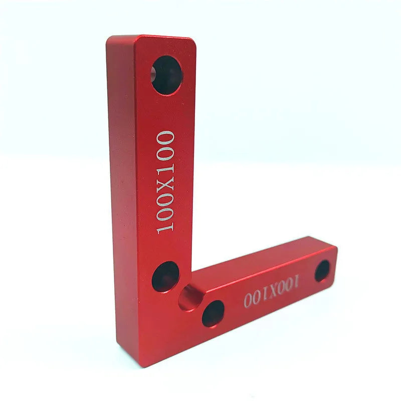 Aluminium alloy woodworking right angle fixture positioning block for jigsaw projects