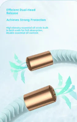 Silicone mosquito repellent liquid protective bracelet in light yellow colour on a white background