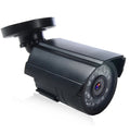 Black AHD HD waterproof security camera with infrared night vision for outdoor use