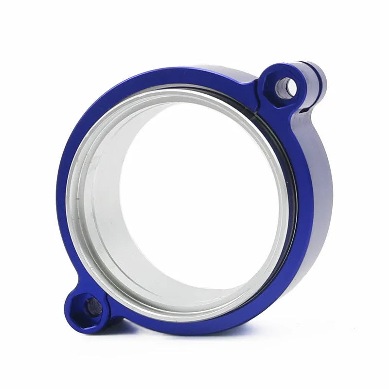 Aluminium high-pressure turbine exhaust clamp for car modification in black