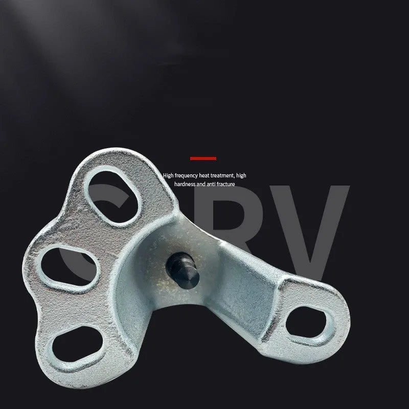 Chrome vanadium steel brake drum removal tool showing three hub puller styles for different vehicles