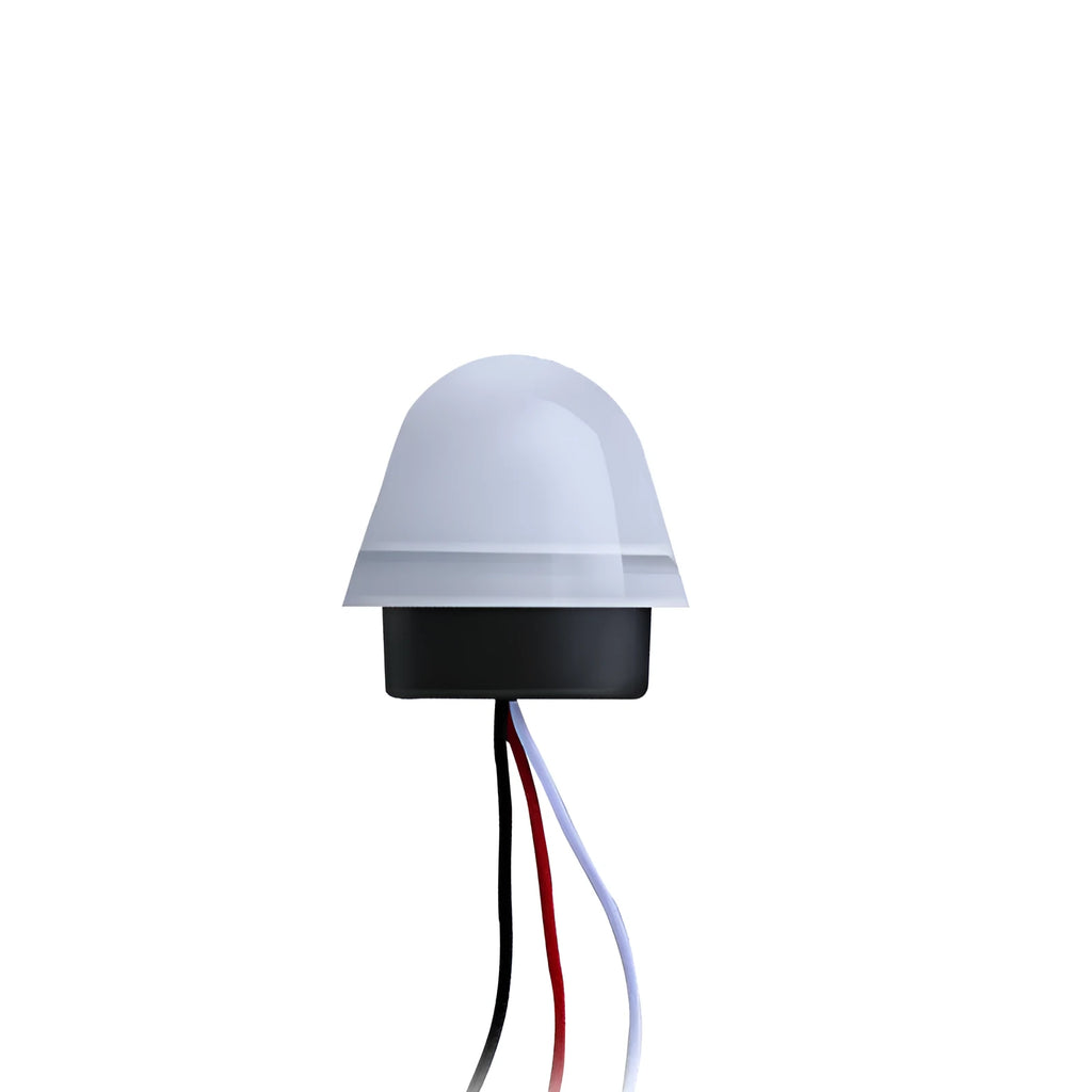 White automatic induction street lamp with 3-5 metre sensor range for 220V outdoor lighting