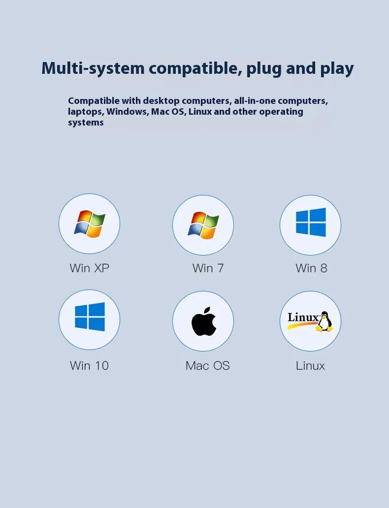 LQT-LH07 7-in-1 USB-C desktop computer hub with multiple interface ports and custom logo option