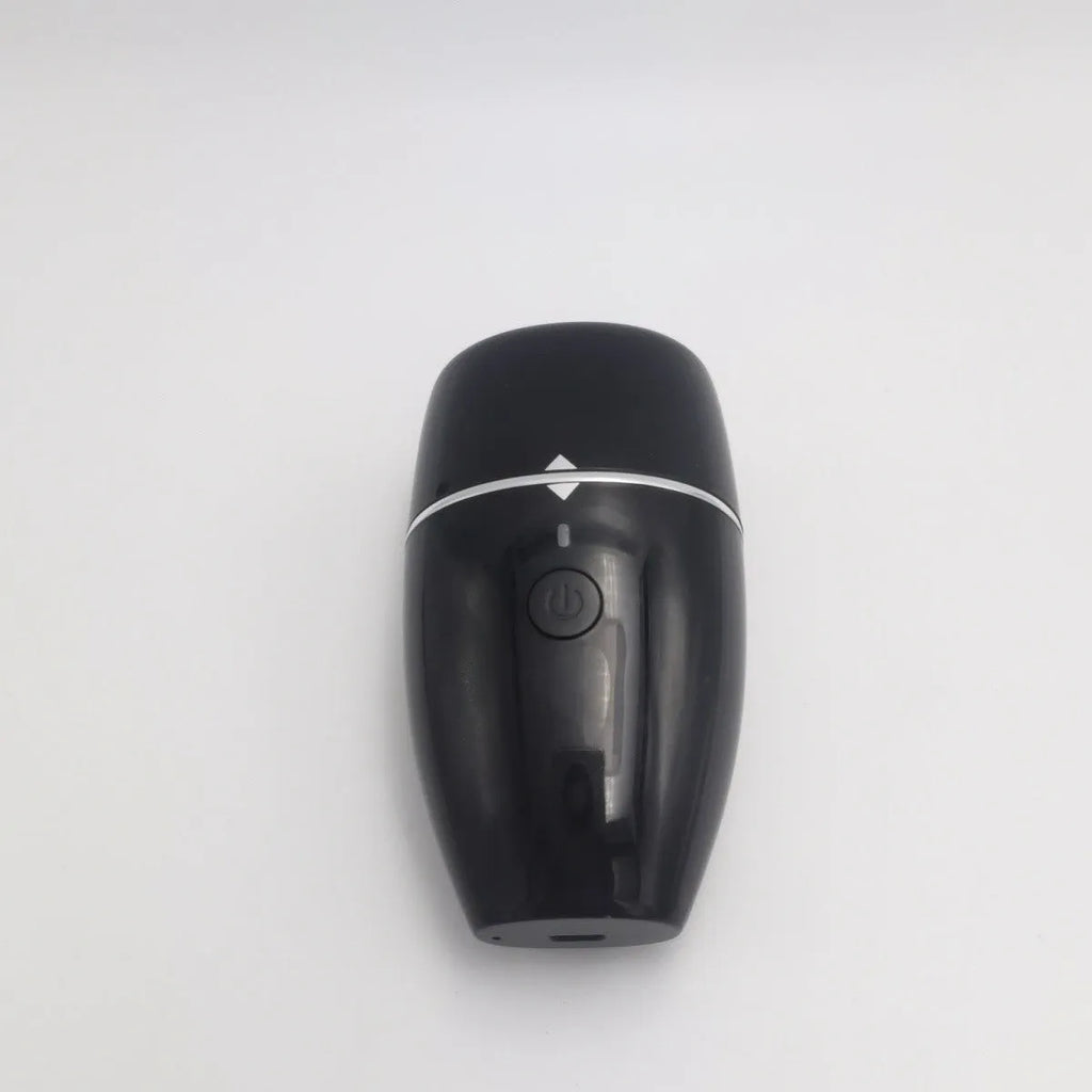 Electric silicone lip plumper device with three speed adjustment buttons in black colour option