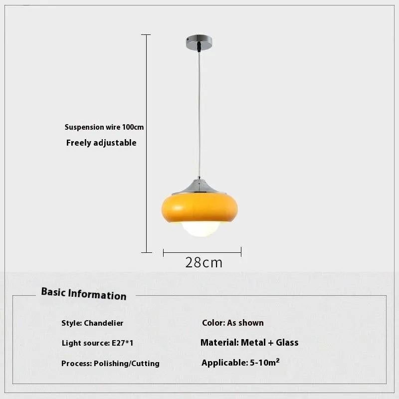 Bauhaus style three headed egg tart pendant light with glass shades in milky white finish
