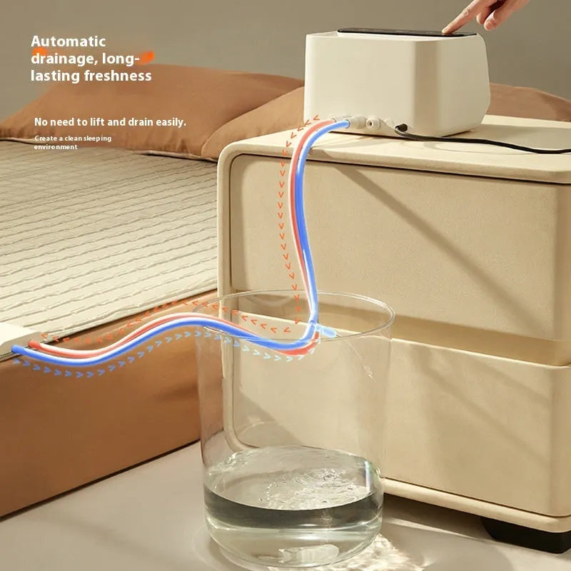 Aideng water electric blanket with smart controller in plush fabric and PVC construction