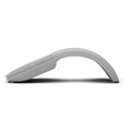 Folding Bluetooth 4.0 wireless mouse shown in compact travel position measuring 131.2x55x14.5mm