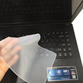 Transparent silicone keyboard dust film for laptop, dustproof and waterproof protective cover