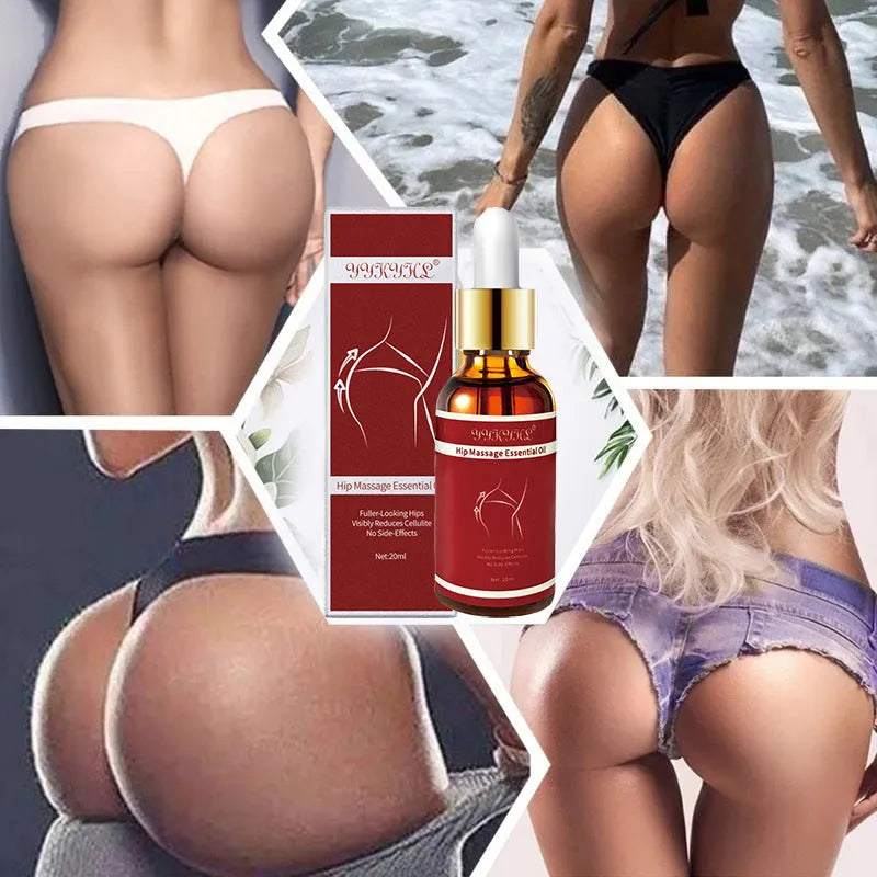 Sculpting butt lifting massage oil with grapeseed oil in a 20ml bottle