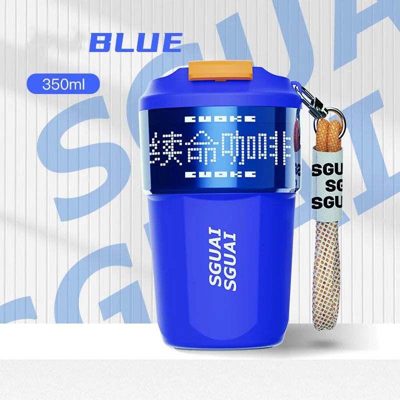 316 stainless steel portable coffee cup with 50mL capacity in Japanese minimalist style