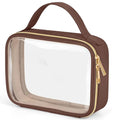 Transparent PVC lipstick storage wash bag with chain in various colour options