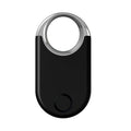 GPS anti-loss tracking device in black or white colour showing compact 55.1mm x 29.3mm x 6.6mm dimensions