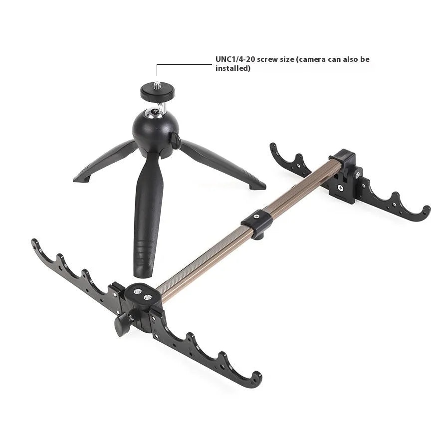 Aluminium ice fishing triangle rod holder bracket for winter fishing