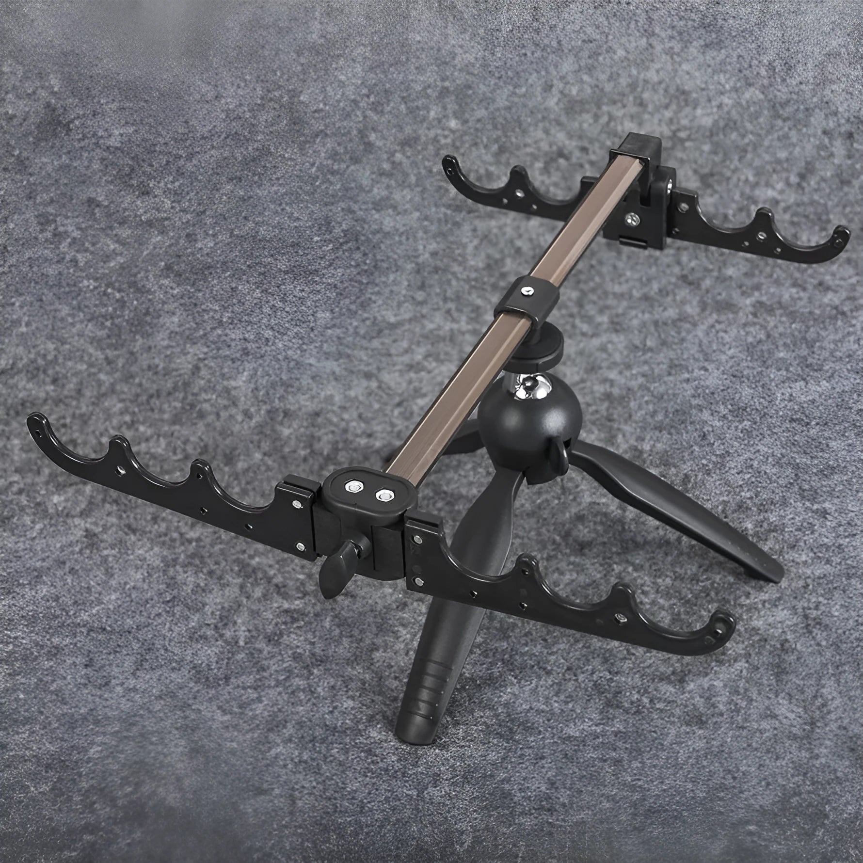 Aluminium ice fishing triangle rod holder bracket for winter fishing