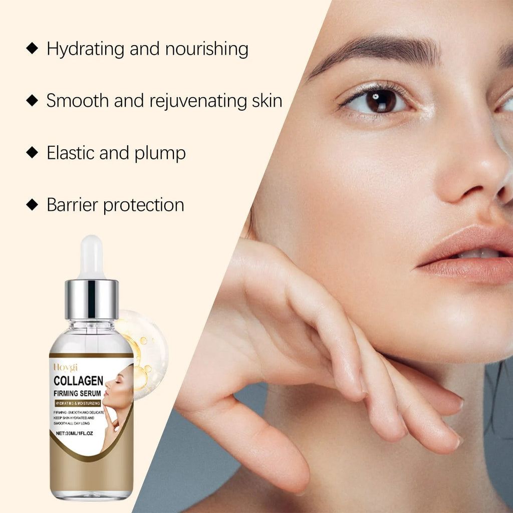 Collagen firming care solution 30ml serum in 2.8cm compact packaging