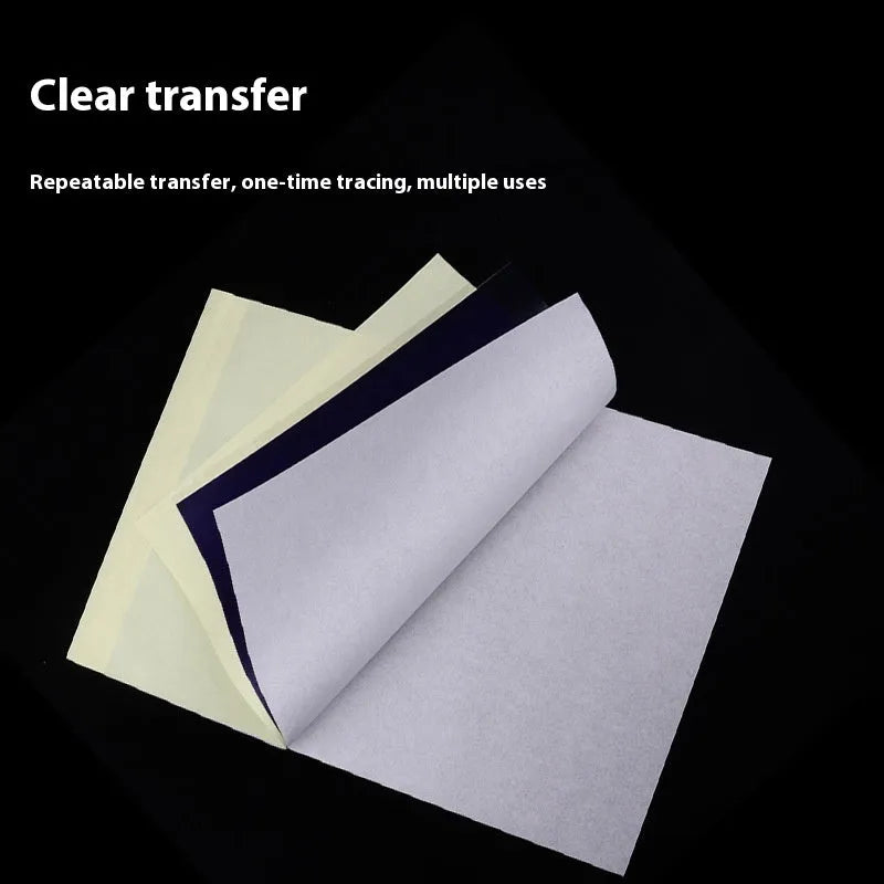 A4 tattoo transfer paper packs for creating stencils with transfer gel