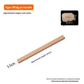 Locust wood axe handle replacement showing hardwood construction and square mounting end