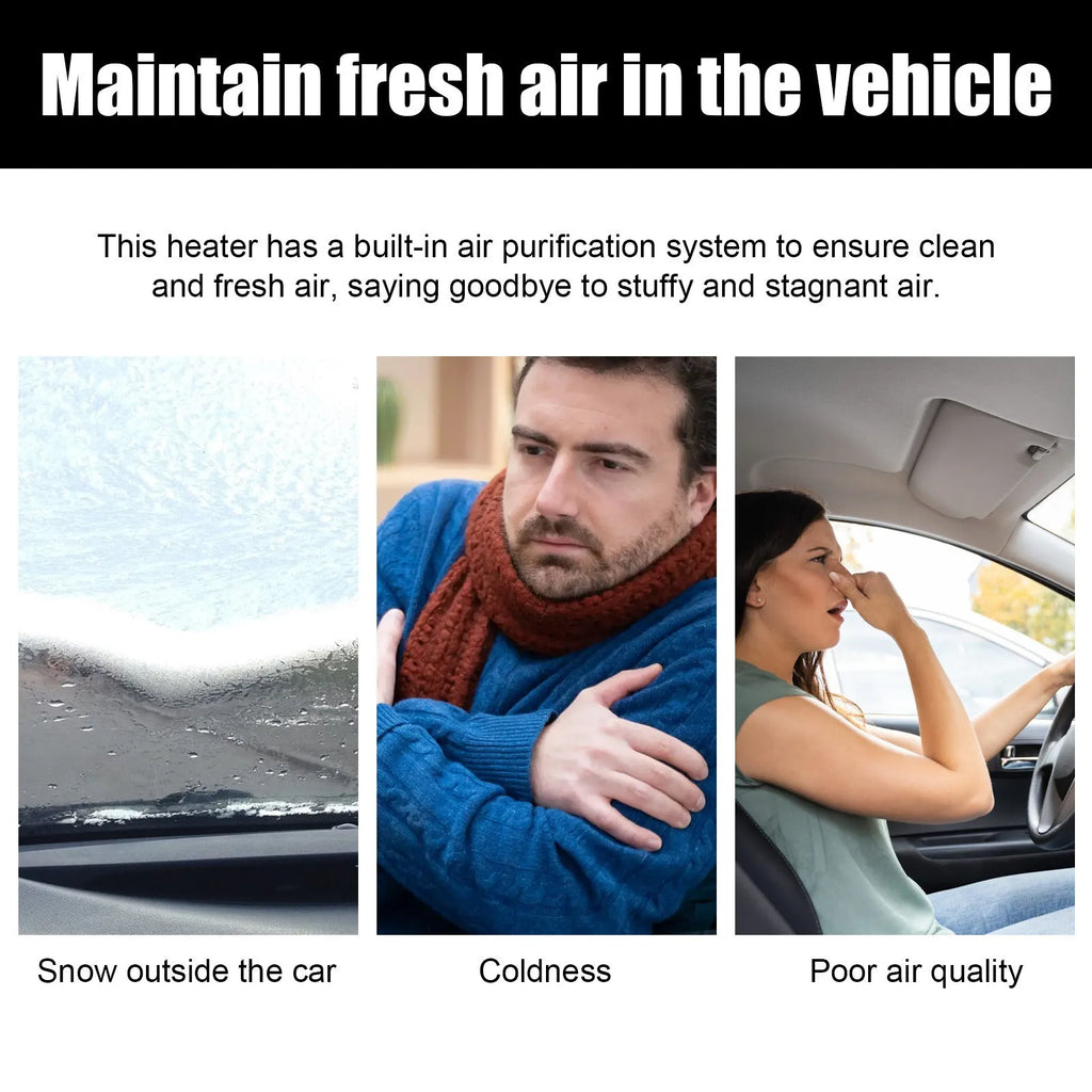 Miniature black vibration radiator for car heat dissipation measuring 5.1cm with fragrant tablets