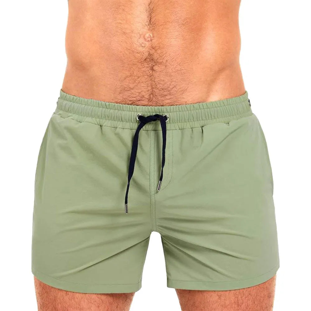 Mesh lining athletic shorts in multiple colours for swimming sports fitness