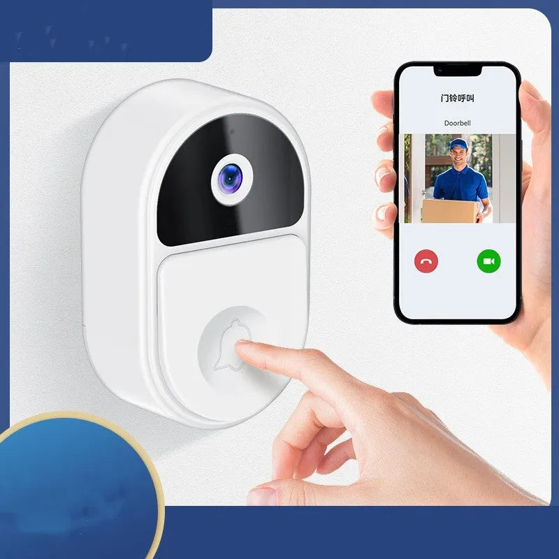 Doodle Smart Wireless Video Doorbell V8 in black and white colour options