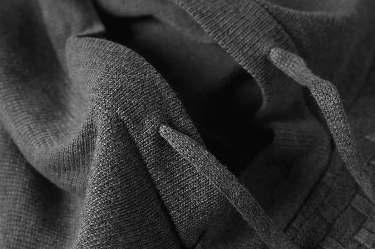 Men's cotton-polyester hoodie sweater in Asian sizing available in nine colours