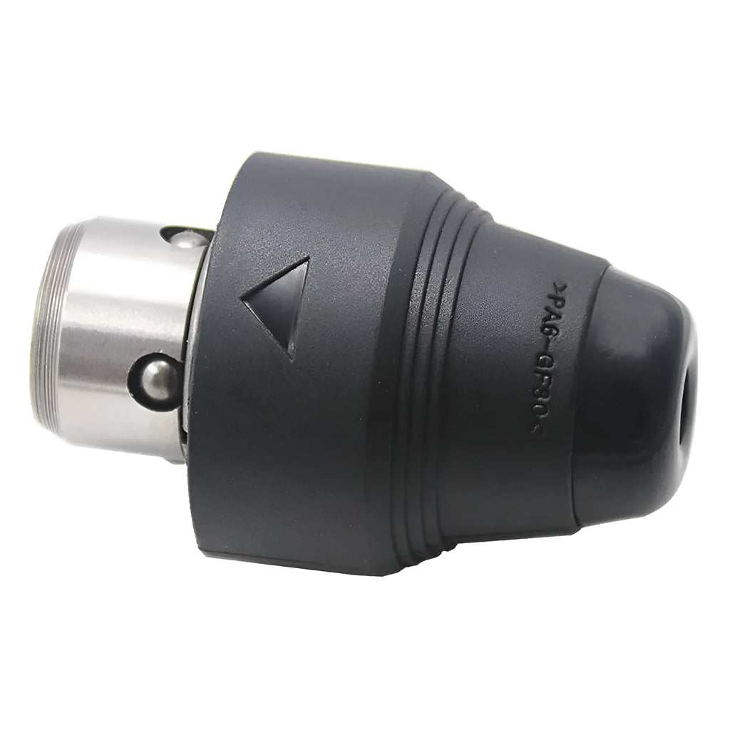 Black metal quick change chuck connector for Bosch SDS drills