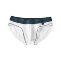 Men's low waist cotton briefs in multiple two-tone colour combinations