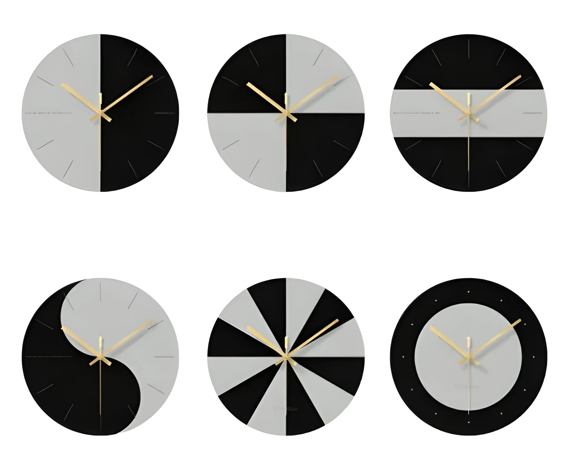 Minimalist transparent tempered glass wall clock, 29.5cm diameter, silent battery movement.